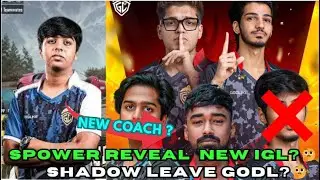 Spower Revealed New IGL?😲|New Godlike Coach||Shadow Leaving Godlike?🤔| #spowergaming #jonathangaming