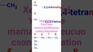 T&ecirc;n gọi Alkane | Danh ph&aacute;p IUPAC Alkane #hoa11 #stem #hoahoc
