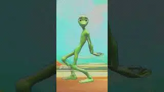 3D Dame Tu Cosita Green Alien vs Colorful Aliens vs Red Alien vs Colours Dance #shorts #trending