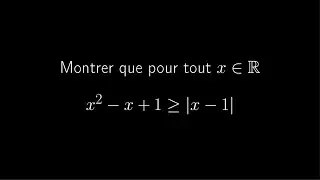Disjonction de cas | Logique et raisonnements (Maths SUP)