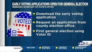 Early voting applications open for presidential election