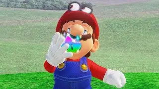 What if Mario used a RAINBOW STAR Power-UP in Super Mario Odyssey?