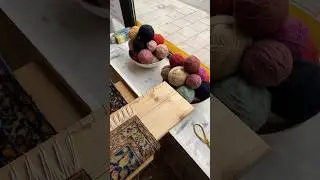 a rug under Operation 😀 #rug #carpet #carpetrepair #teppich #reparatur #wool #wolle #cleaning #rugs