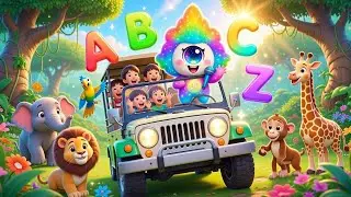 Jungle Safari A to Z &ndash; Fun 3D Alphabet Action Rhyme for Kids | Learn Letters with Giggiboo & Friends