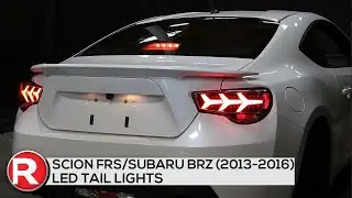Spec-D Tail Lights Scion FRS / Subaru BRZ (13-16) Lambo Aventador Style w/ Sequential LED How To DIY