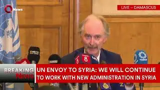 UN special envoy to Syria holds press conference in Damascus