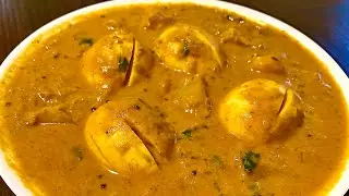 Egg Curry With Potatoes For Chapathi & Rice