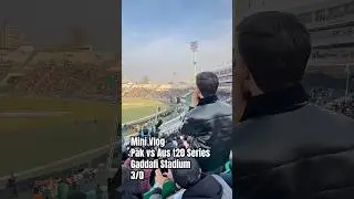Pakistan vs Australia Series | Gaddafi Stadium | Mini Vlog #shorts #pakvsaus