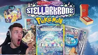 Amazon Pokemon Mystery Boxen, Pikachu Koffer, Stellarkrone Booster Bundle Card Opening - Beginner