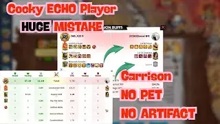 Cocky 200M Player HUGE MISTAKE [Garrison NO PET NO ARTIFACT] Call of Dragons
