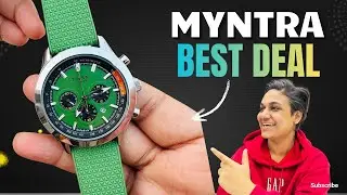 ₹3500, Myntra Exclusive🔥! The Chronograph & Tachymeter Timex⌚You've Been Waiting For Is Here🔥!