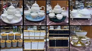 Pakistan and lraq crockery items Tea set & spices jars design//Tea cups design//Coffee setb#crockery