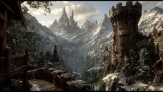 Echoes of Winter: Celtic Medieval Dreams in Frost and Stone