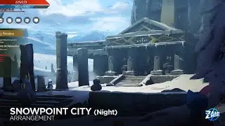 Snowpoint City (Night): Arrangement ► Pokémon Diamond, Pearl & Platinum