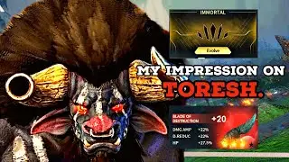 Taresh At Immortal & Endless Battle Test.| Eternal Evolution