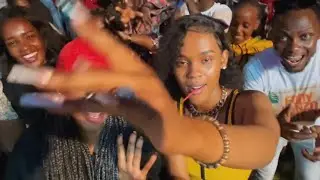 Kin Bella was spotted in the crowd cheering Eddy Kenzo while performing.