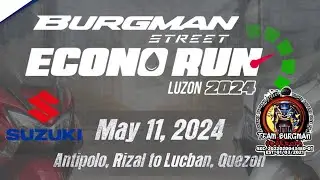 Suzuki Burgman Econo Run Luzon 2024 (May 11, 2024) #burgmanstreet #burgmanstreet125 #burgmanEX