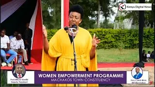 Listen to what Senator Tabitha Mutinda said in Machakos Town during Women Empowerment programme
