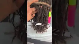 Wash and retightening sisterlocks update #comment #like #share