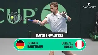 Hanfmann HEROICS in Dusseldorf! 💪 | Germany v Peru | 2026 Davis Cup Qualifiers 1st Round Highlights