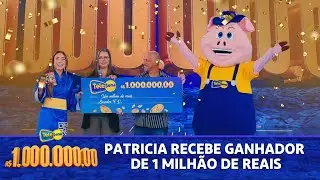 PATRICIA RECEBE GANHADOR DE 1 MILH&Atilde;O DE REAIS DA TELE SENA | PROGRAMA SILVIO SANTOS (29/09/2025)