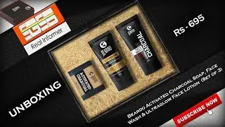 Beardo Activated Charcoal Soap, Face Wash & Ultraglow Face Lotion  (Set of 3)