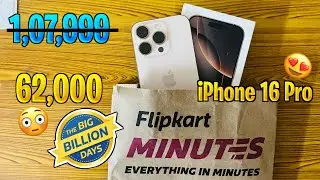 I bought iPhone 16 Pro in 62K From Flipkart BBD Sale !! 😱