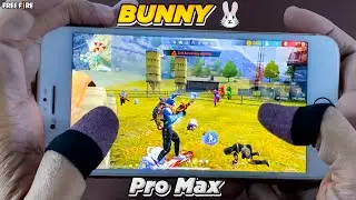 Bunny 🐰 Pro Max 🎮 M4A1+MP5🔥 99% Headshot Rate ⚡️| Solo Vs Squad Gameplay | Free Fire 