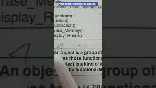 C++ Object PG TRB COMPUTER INSTRUCTOR GRADE I SRT STUDY CIRCLE GROUP#Shorts