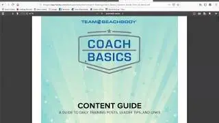 Team Beachbody Coach Basics Automation Setup