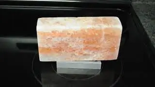 Himalayan Rock Salt Brick Motion from Heat