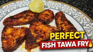 PERFECT FISH TAWA FRY 🔥| ಮೀನು ಫ್ರೈ | Crispy Outside Juicy Inside | South Indian Style #fishfry #fish