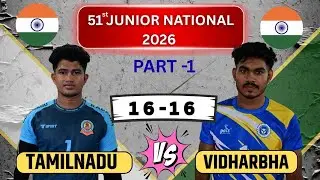 Tamil Nadu 🆚 Vidarbha | 51st Junior National Kabaddi Championship | Boys | Live Match