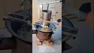 Ingenious Deep Fryer: Cooking Food with a Unique Device