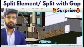 Split Element / Split with Gap with 🔥Surprise🔥 | #25 Revit Tutorial for Beginners😲