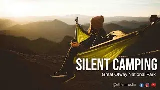 Silent Solo Camping in Great Otway National Park | Rainy Forest, Fire & Cooking Ambience