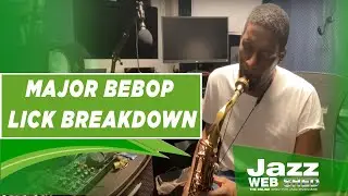 Major Bebop Lick Breakdown