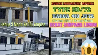 RUMAH MINIMALIS MEWAH MEDAN AMPLAS DEKAT KAMPUS UISU JALAN STM