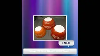 Vintage 70's Pyrex Autumn Harvest Wheat Mixing Bowls #401,#402,#403