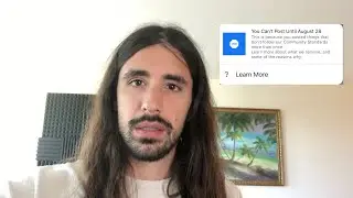 FACEBOOK IS TRYING TO GIVE ME A 30 DAY BAN FOR A MESSAGE OF PEACE!