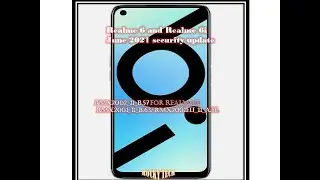 Realme Update: Realme 6 and Realme 6i June 2021 Security patch Update