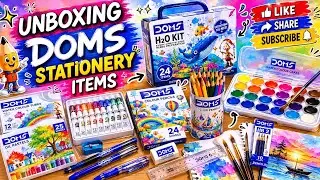 Unboxing doms stationery ✨ - H20 gifting kit for kids and art on wheels kit affordable and good gift