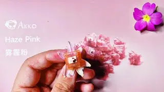Akko Haze Pink - Silent Linear Switches  - Review & Sound test