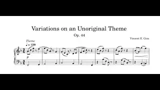 Vincent Giza - Variations on an Unoriginal Theme Op. 44