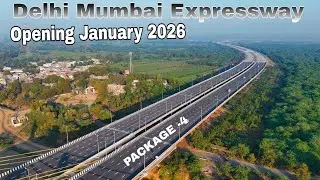Delhi Mumbai Expressway Now Open January 2026 / PACKAGE -4  ( BHARUCH TO SURAT) #4k 