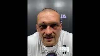 Oleksandr Uysk reacts after beating Anthony Joshua #anthonyjoshua  #boxing