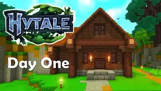 I Built A House in Hytale / Playing Hytale for the First Time