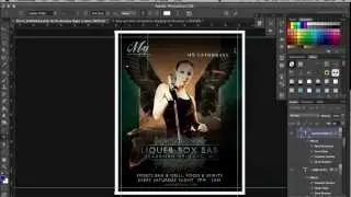 How to - Poster design with wings in Photoshop - design tutorial   scarab13