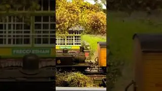 🚂 O Gauge Shunting Past the Signalbox #modeltrains #railway #shorts