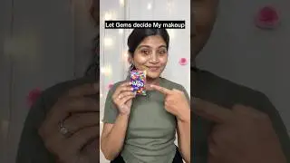 Gems Decide My Makeup Challenge 😂🤩 || vlogsofsona || #gemschallenge #makeup #funnychallenge